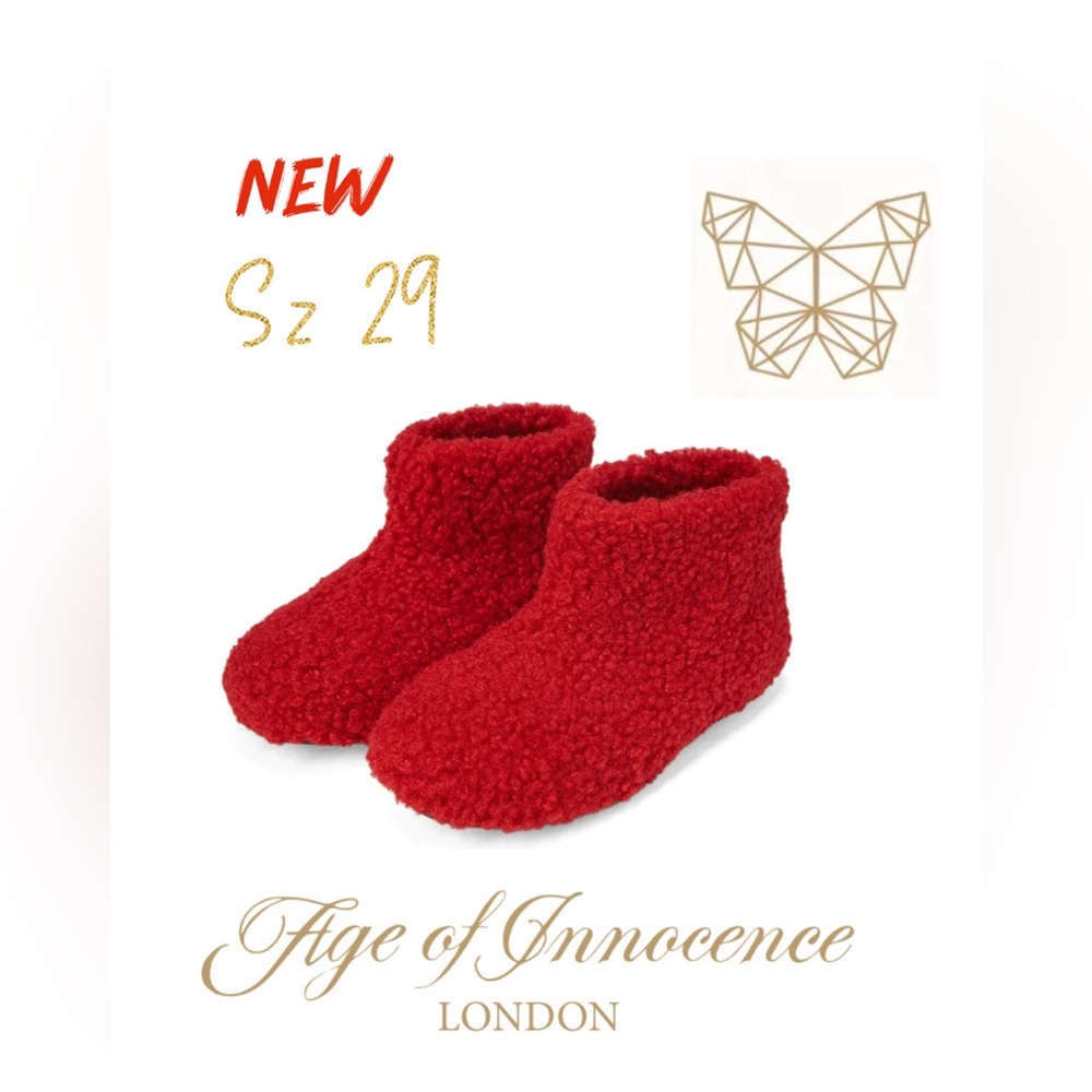 AGE OF INNOCENCE sz 29 NEW MOLLY RED BOOTS